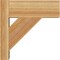 Ekena Millwork Traditional Block Rough Sawn Outlooker, Western Red Cedar, 6"W x 14"D x 14"H OUT06X14X14TRA05RWR - alternate 2